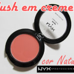 Blush em creme NYX cor natural