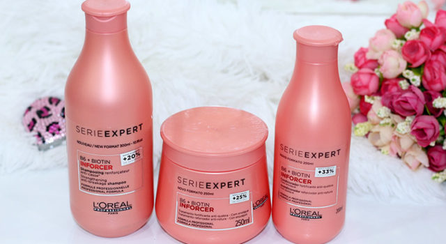Resenha Inforcer Loreal: shampoo, condicionador e máscara de tratamento