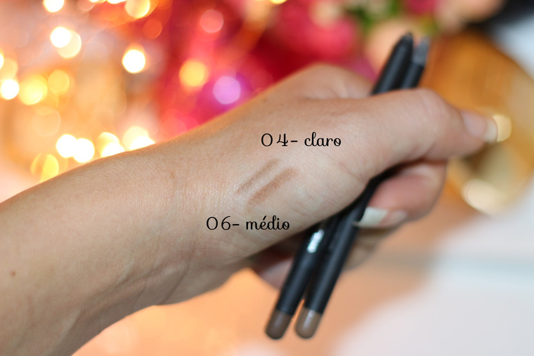 Resenha: lápis para sobrancelha Dailus cor 04 claro e 06 médio