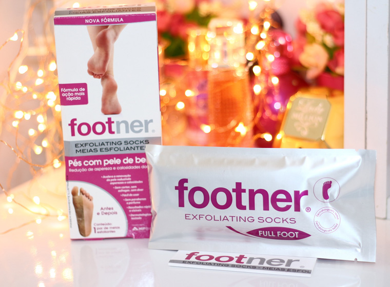 Resenha Footner: meias esfoliantes + hidratante para os pés